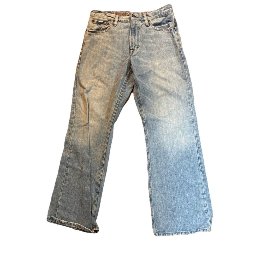 Vtg American Eagle Bootcut Mens 31X30 Jeans Light Wash Original Straight Denim